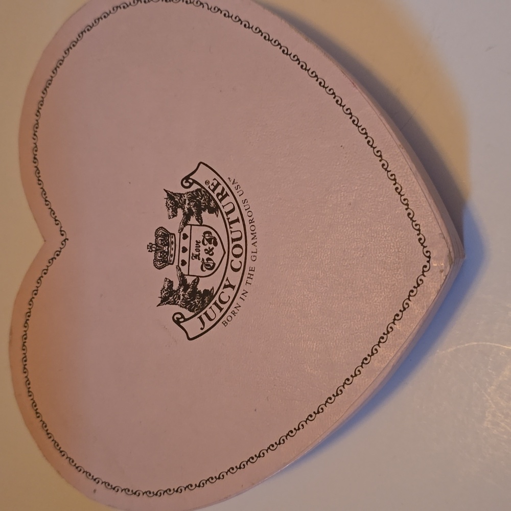 Juicy Couture Heart-Shaped Pink Tray